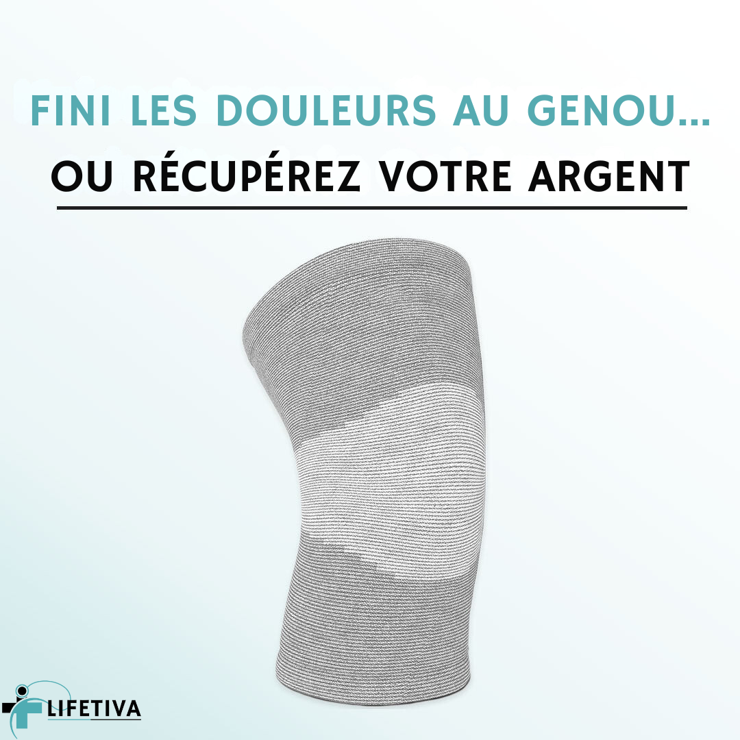 Kneebra™ - Genouillère de compression en bambou pour le genou