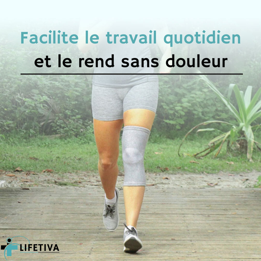 Kneebra™ - Genouillère de compression en bambou pour le genou